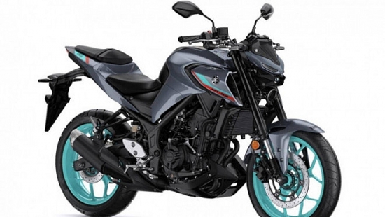 Yamaha MT-03 2022 ra mắt thêm màu mới Cyan Storm