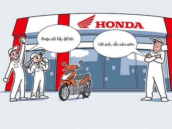 Chính sách bảo hành xe máy Honda 2022