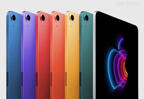 iPad Air 5 bất ngờ lộ thiết kế với 7 màu sắc vừa đẹp vừa sang