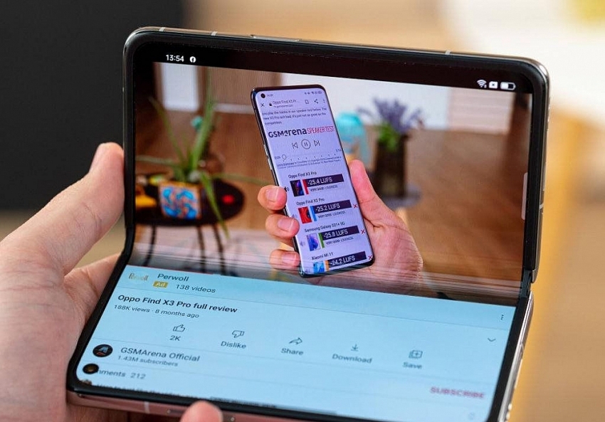 Smartphone màn hình gập đầu tiên của Oppo chính thức ra mắt