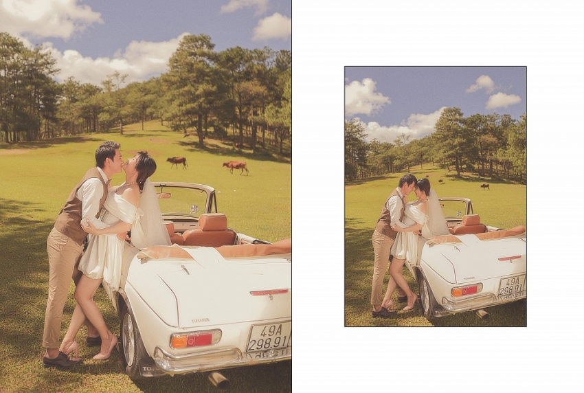 “Gia đình” Cửu Long Studio thực hiện bộ ảnh cưới cho vợ chồng diễn viên Thảo Trang
