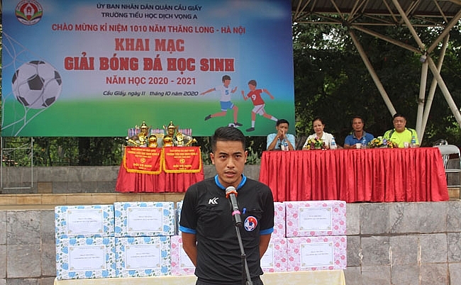 Trường Tiểu học Dịch Vọng A tổ chức Giải bóng đá Chào mừng Kỷ niệm 1010 năm Thăng Long - Hà Nội