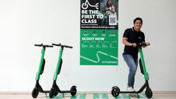 Tài xế Grab có thể thuê xe scooter để giao đồ ăn tại Singapore