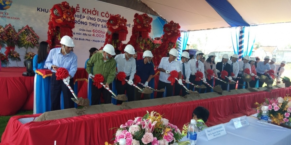 Nam Việt khởi công dự án nuôi trồng thủy sản Bình Phú với tổng đầu tư 4.000 tỷ đồng