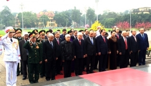 Lãnh đạo Đảng, Nhà nước viếng Chủ tịch Hồ Chí Minh