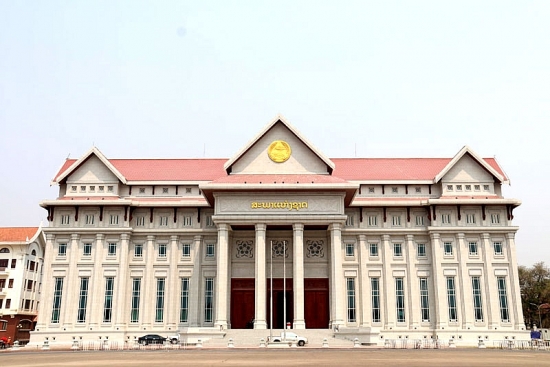 Nghiệm thu, bàn giao công trình Nhà Quốc hội Lào