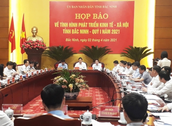 Bắc Ninh tổ chức họp báo thường kỳ Quý I/2021