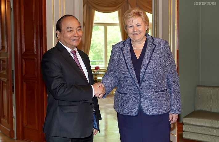 thu tuong nguyen xuan phuc hoi dam voi thu tuong na uy