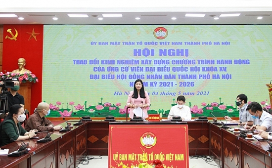Hà Nội: Trao đổi kinh nghiệm với người ứng cử đại biểu Quốc hội và HĐND TP
