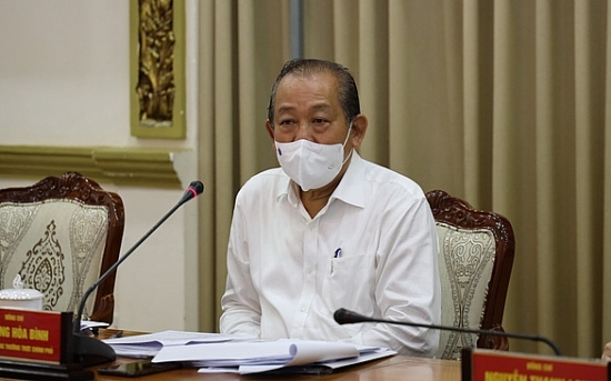 Phó Thủ tướng Trương Hòa Bình: TP.HCM phải quyết tâm dập dịch trong 2 tuần