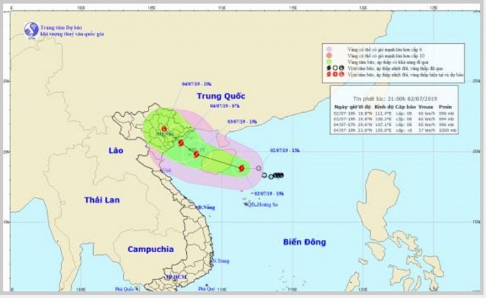 tin bao khan cap con bao so 2 ten quoc te la mun