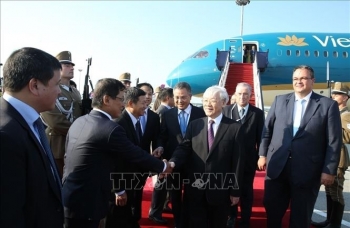 Tổng Bí thư Nguyễn Phú Trọng bắt đầu thăm chính thức Hungary