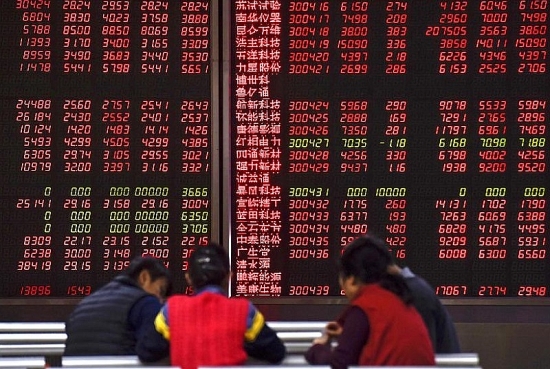 Nhiều thị trường chứng khoán châu Á chìm trong sắc đỏ