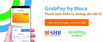 Ví điện tử GrabPay by Moca đã được kết nối với chủ thẻ SHB