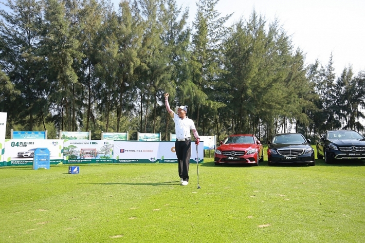 golfer tran huy cuong thang giai hio 10 ty dong tai bamboo airways 18 tournament