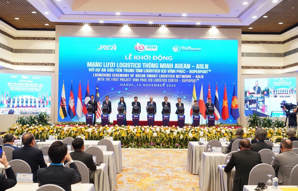 Thủ tướng khởi động Mạng lưới Logistics thông minh ASEAN (ASLN) với dự án đầu tiên “Trung tâm Logistics ICD Vĩnh Phúc” (SuperPortTTM)
