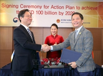 Nâng kim ngạch thương mại Việt-Hàn lên 100 tỷ USD vào năm 2020