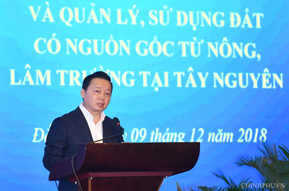 bo tri gan 17000 ha dat cho dong bao tay nguyen