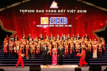 SHB được vinh danh Top 100 Giải thưởng Sao Vàng đất Việt, Top 10 Sản phẩm chất lượng cao năm 2018