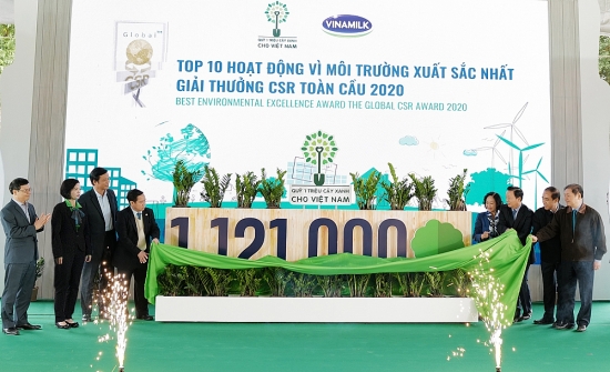 Vinamilk và Quỹ 1 triệu cây xanh cho Việt Nam hoàn thành
