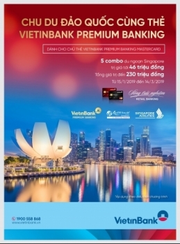 “Chu du đảo quốc cùng thẻ VietinBank Premium Banking”