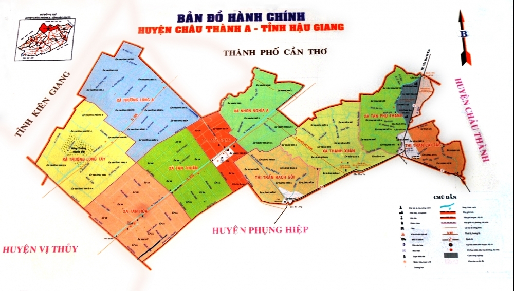 Đấu giá quyền sử dụng 3.722,7 m2 đất tại huyện Châu Thành A, tỉnh Hậu Giang