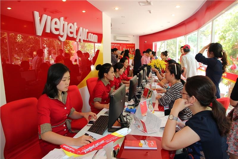 hdbank trien khai uu dai cho cac dai ly vietjetair