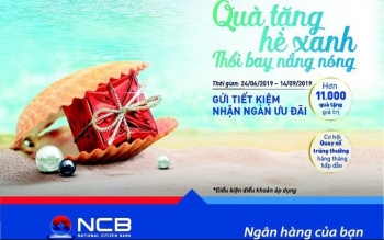 Gửi tiết kiệm và mở thẻ tín dụng tại NCB nhận ngay quà khủng