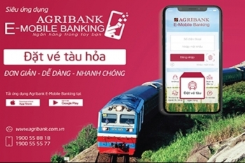Thanh toán vé tàu giá ưu đãi trên E-Mobile Banking tại Agribank