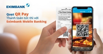 Thanh toán nhanh với QR Pay trên Eximbank Mobile Banking