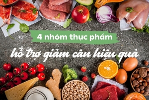 4 nhóm thực phẩm giúp giảm cân hiệu quả