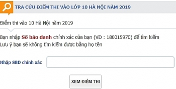 Link tra cứu điểm thi vào lớp 10 tại Hà Nội