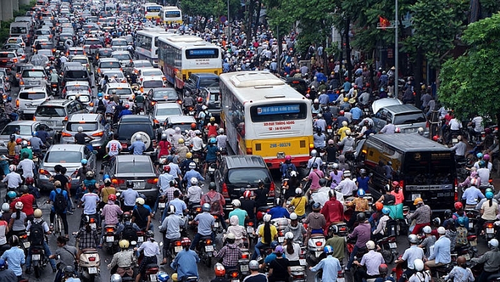 ha noi len ke hoach thu phi phuong tien vao noi do