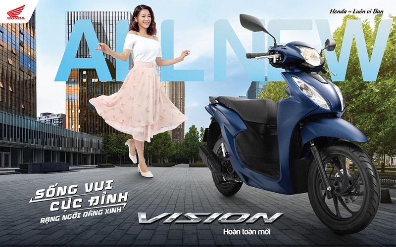 Bảng giá xe Honda Vision 2021 giữa tháng 7/2021 tại Hà Nội