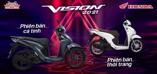 Bảng giá xe Honda Vision 2021 mới nhất cuối tháng 7/2021