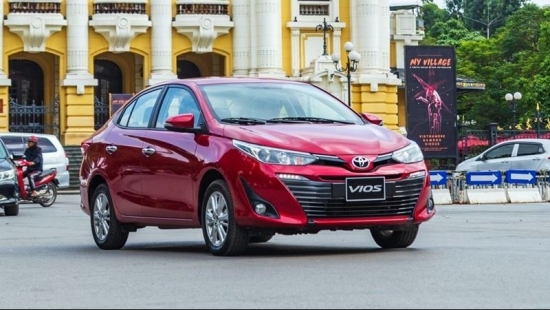 Giá lăn bánh xe Toyota Vios mới nhất ngày 17/8/2020 trên toàn quốc