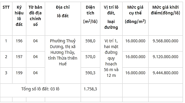 dau gia qsdd tai thi xa huong thuy tinh thua thien hue