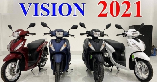 Bảng giá xe Vision 2021 mới nhất tháng 10/2021 tại đại lý Honda