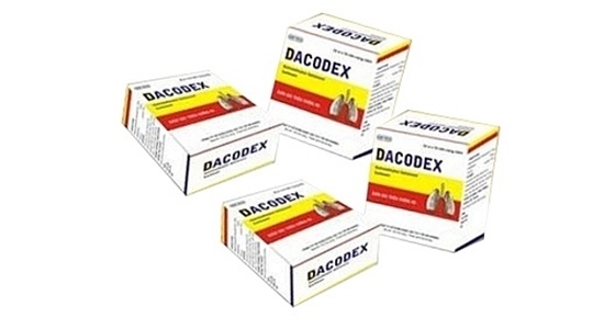 Thu hồi lô thuốc viên nang mềm Dacodex không đạt chất lượng
