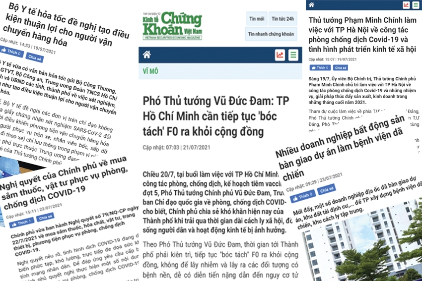 Tạp chí điện tử Kinh tế Chứng khoán Việt Nam tích cực trong cuộc chiến chống dịch Covid 19