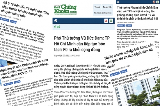 Tạp chí điện tử Kinh tế Chứng khoán Việt Nam tích cực trong cuộc chiến phòng chống dịch Covid-19