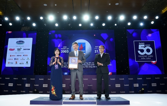 Đạm Phú Mỹ được vinh danh trong 50 thương hiệu Việt Nam dẫn đầu năm 2020