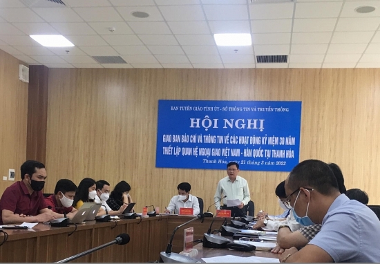 Sắp diễn ra Lễ kỷ niệm 30 năm thiết lập quan hệ ngoại giao Việt Nam - Hàn Quốc được tổ chức tại Thanh Hóa