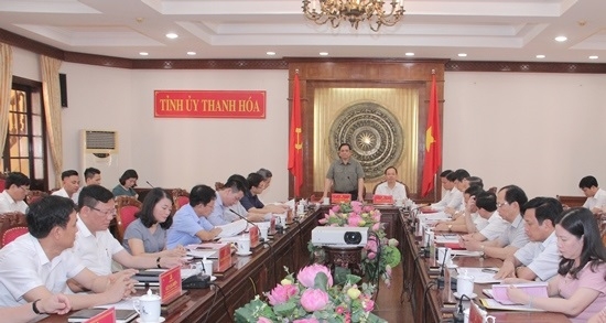 Trưởng Ban Tổ chức Trung ương làm việc với Ban Thường vụ Tỉnh ủy Thanh Hoá