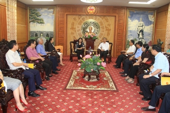 Đoàn công tác của Phó Chủ tịch nước Đặng Thị Ngọc Thịnh thăm và làm việc tại Thanh Hóa