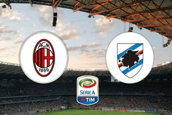 Bóng đá Italia 2019/20: Milan vs Sampdoria (21h00 ngày 06/01)