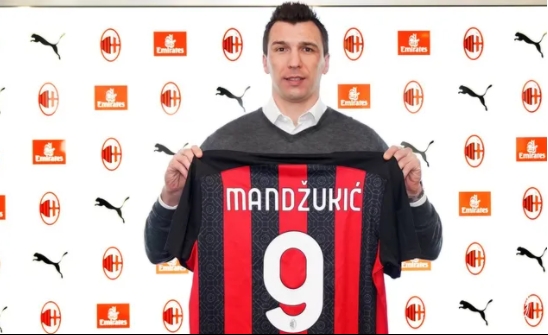 Chuyển nhượng bóng đá ngày 20/1/2021:  Mario Mandzukic gia nhập AC Milan