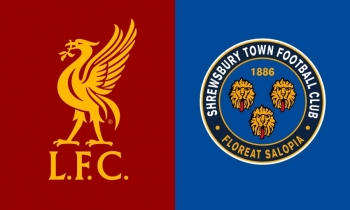 Bóng đá Anh FA Cup: Liverpool vs Shrewsbury Town (2h45 ngày 05/02)