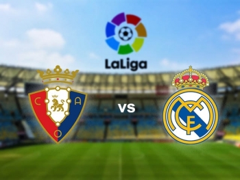 Bóng đá Tây Ban Nha 2019/20: Osasuna vs Real Madrid (22h00 ngày 9/2)