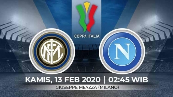 Bóng đá Coppa Italia: Inter Milan vs Napoli (2h45 ngày 13/02)